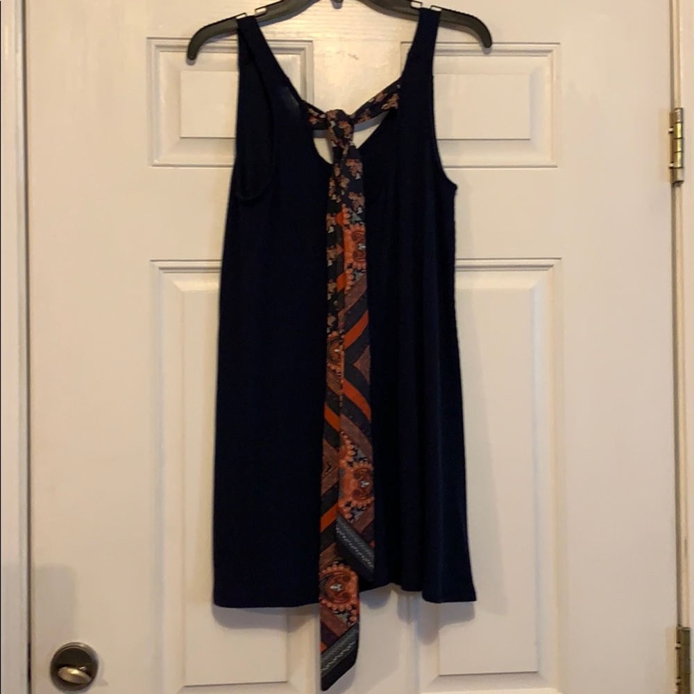 Blue Rain Blue Ribbed Dress - Picture 2 of 6